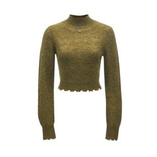 绫致ONLY2025秋季新款简约百搭小高领修身短款针织衫女