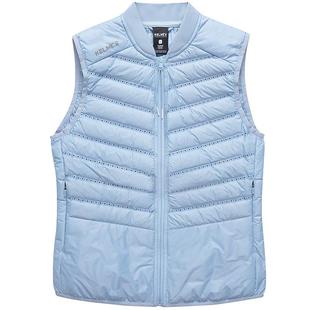 卡尔美羽绒马甲女外穿秋冬季专业跑步健身训练服轻薄保暖运动背心