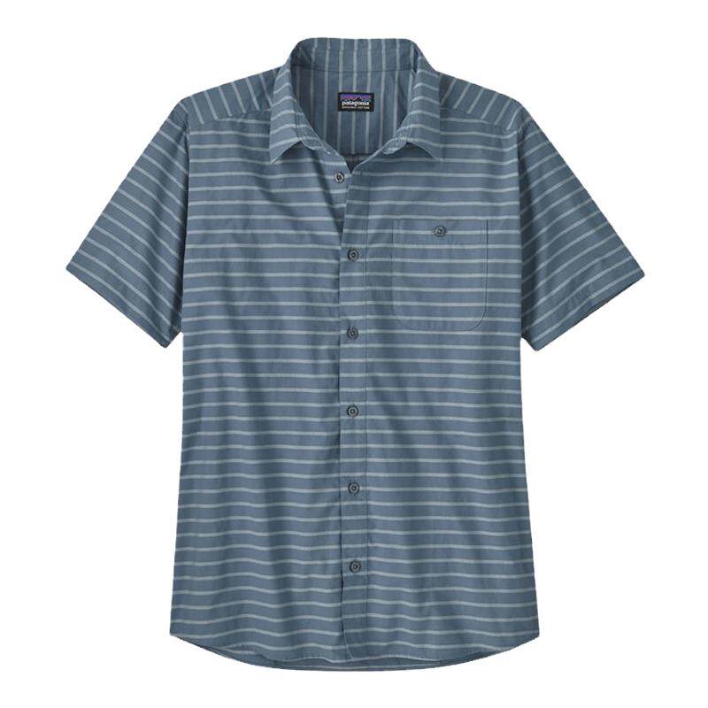 PATAGONIA/巴塔哥尼亚男长袖抓绒衬衫商务休闲通勤办公室春秋正品