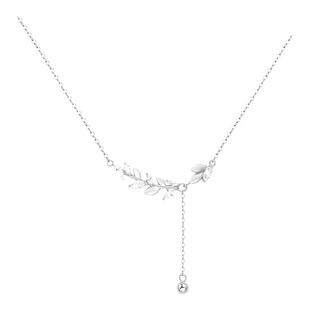 2025爆款纯银麦穗项链女小众高级设计锁骨链新年礼物女朋友格林娜