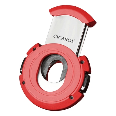 多功能雪茄剪钳 二合一便携平口剪V型刀刃 双面剪不锈钢锋利一体