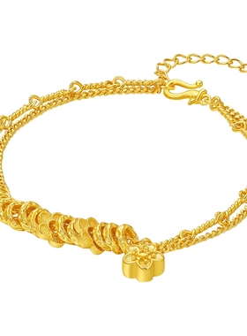 六桂福珠宝S925吉祥手链