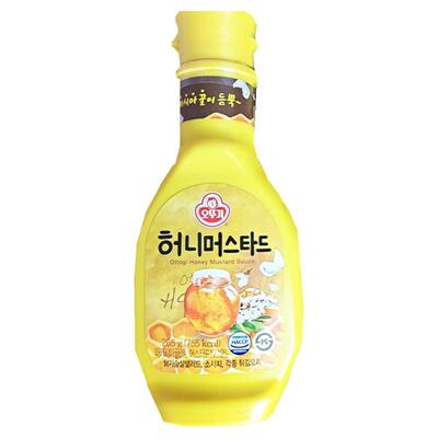 原装进口韩国不倒翁蜂蜜芥末酱