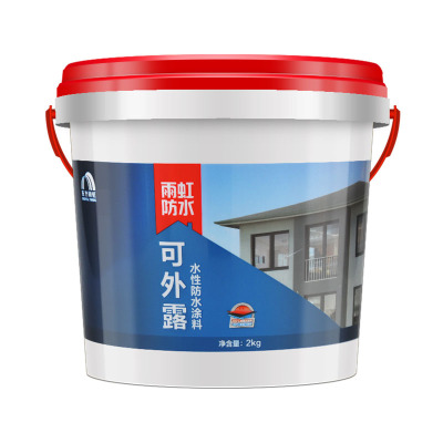 雨虹防水可外露水性沥青屋顶补漏