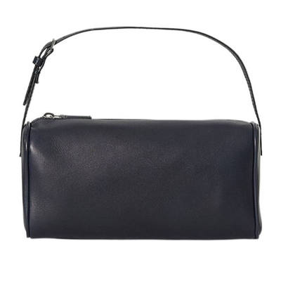 TheRow90s经典黑色牛皮圆筒包