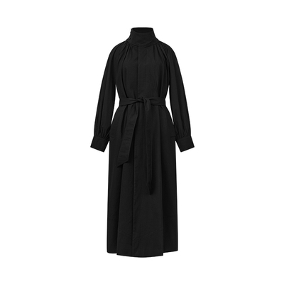 DOSORDONTS暗门襟褶皱风衣