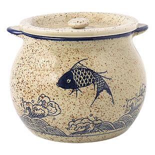 装猪油罐陶瓷耐高温专用家用厨房大号荤油熟油辣椒油罐子调料盐罐