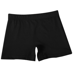 儿童舞蹈服三分裤纯棉练功服宽边女童短裤跳舞拉丁防走光平角裤