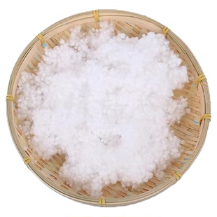 珍珠棉填充棉高弹纤维丝棉抱枕靠垫颗粒棉花填充物pp棉太空蓬松棉