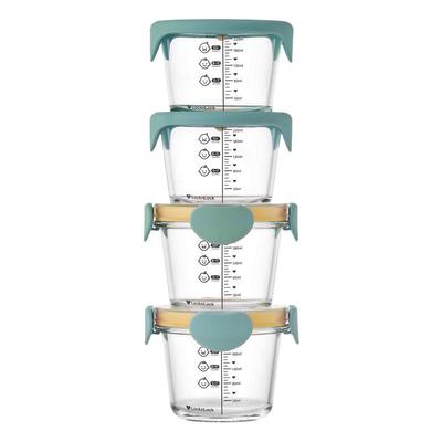 乐扣玻璃辅食碗套装婴儿宝宝