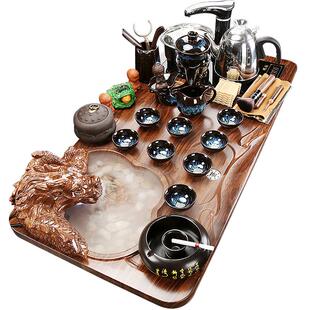 整套茶具套装家用客厅全自动烧水壶一体功夫泡茶台2025新款茶盘