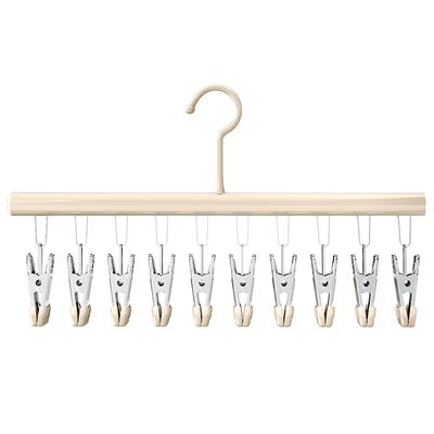 不锈钢衣架防风强劲夹力