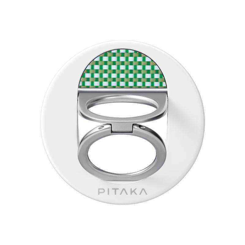 PITAKA新款磁吸手机支架凯夫拉指环扣magsafe便携多功能懒人支架磁力环轻薄芳纶纤维横竖屏可调节磁力圈高级