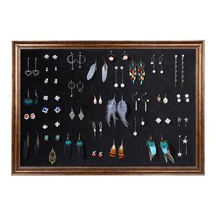 相框首饰架饰品戒指收纳架创意挂耳钉展示板耳环架项链架珠宝道具