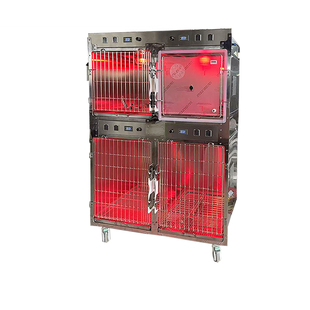 宠物红外恒温氧仓笼不锈钢狗笼宠物店寄养笼多组合宠物猫狗住院笼