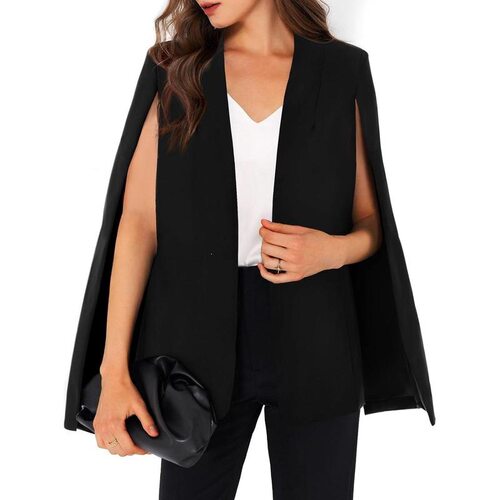 E 17048 Women's Shawl Vest Jacket 披肩外套 亚马逊跨境欧美外