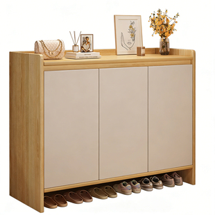 入户鞋柜家用楼道走廊入户鞋柜家用门口收纳一体靠墙鞋架玄关鞋柜