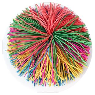 毽子儿童小学生大人耐踢运动专用幼儿园初学者带绳皮筋球鸡毛毽子