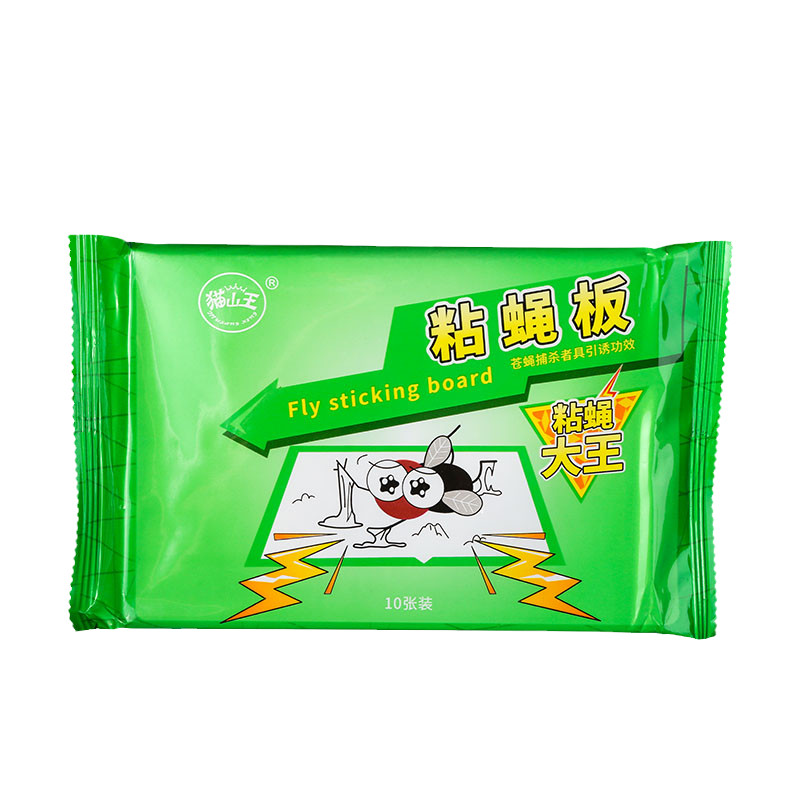 苍蝇贴强力粘苍蝇纸粘蝇板药沾蚊
