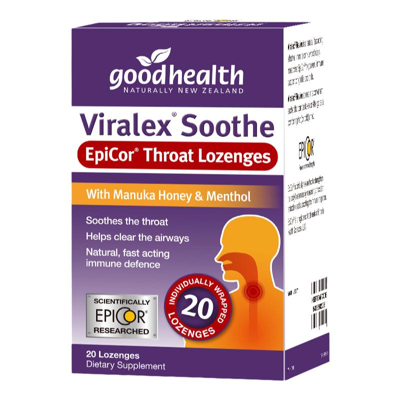 viralex维乐士润喉糖益生菌麦卢卡蜂蜜咽喉咙干痒有痰异物免疫