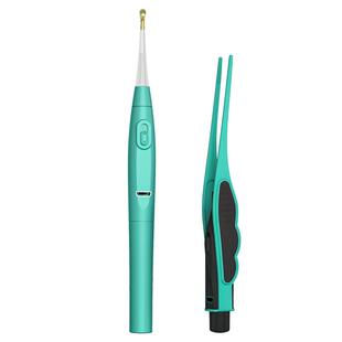 掏耳神器婴儿发光挖耳勺软头安全儿童专用宝宝挖耳朵耳屎充电可视