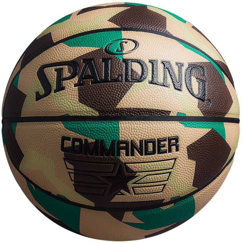 斯伯丁战队几何拼接比赛篮球