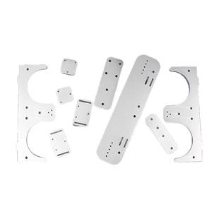 304不锈钢精密钣金来图折弯镀锌铁板激光切割零切圆非标加工定制