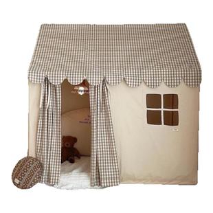 INS儿童可拆卸窗门帘勃朗峰三件套帐篷宝宝室内玩具屋游戏帐篷