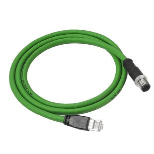 M12转RJ45工业网线D型4芯EtherCat带屏蔽拖链兼容西门子Profinet