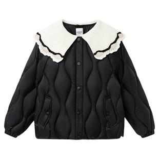【商场同款】巴拉巴拉童装女童羽绒服2025年新款保暖外套上衣冬季