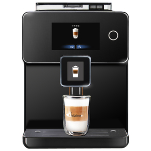 德颐DE-720双屏智能意式浓缩全自动咖啡机奶泡一键美式家用办公室