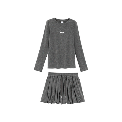 TurnSignal潮牌T恤短裙套装女