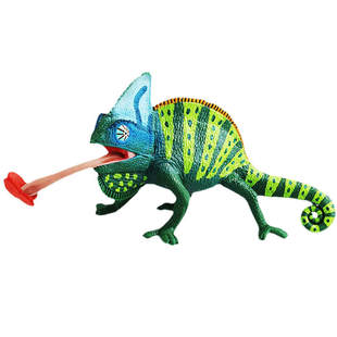 仿真蜥蜴模型变色龙玩具两栖爬行动物红眼树蛙摆件青蛙巨蜥手办