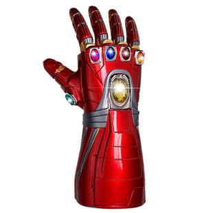钢铁侠可穿戴灭霸无限手套可打响指宝石可拆卸可动儿童款玩具cos