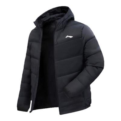 李宁羽绒服男款白鸭绒保暖外套