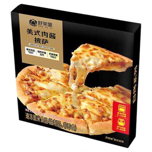舒芙里圆形芝士披萨早餐牛肉蓝莓马苏里拉奶酪半成品加热即食速食