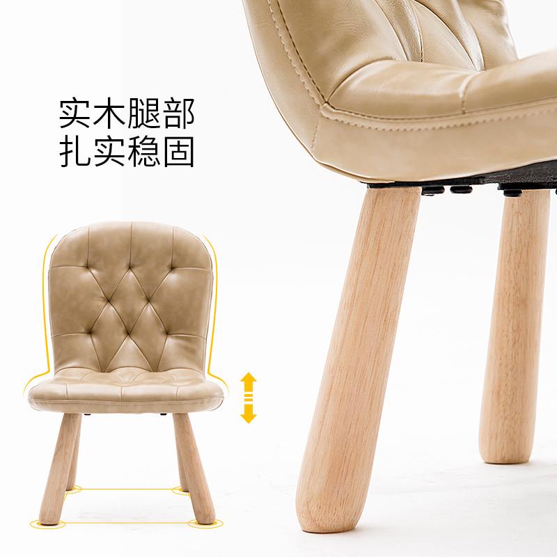 简域实木儿童椅宝宝椅矮凳幼儿园写字椅学习小椅子家用靠背沙发椅