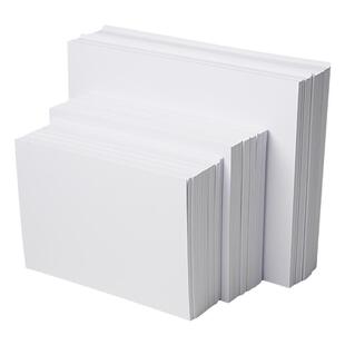 32k白卡纸A5硬卡纸260g绘图diy模型180克画画纸A5手绘彩铅绘画纸手抄报纸打印纸草稿纸16k白色卡纸