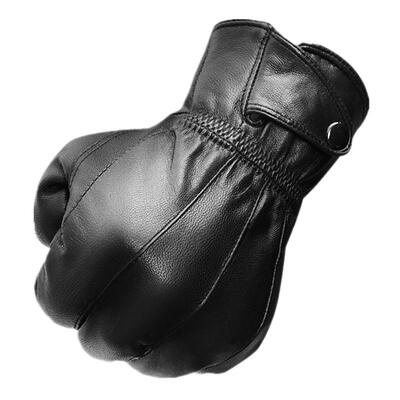 超大号朋友摩托车手套真羊皮男女