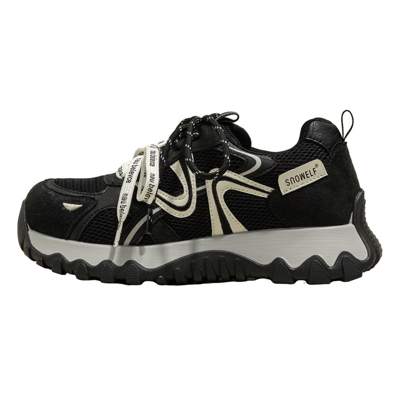 5cm增高~厚底老爹鞋软底不累脚