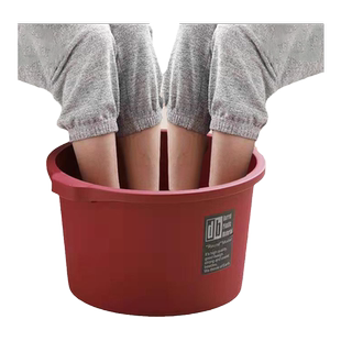 冬天泡脚桶家用双人便携式洗脚盆加厚加深儿童亲子足底按摩足浴盆