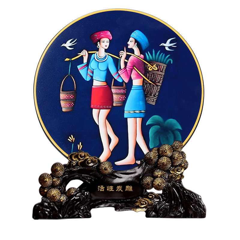 广西壮族少数民族元素摆件古典民族风特色工艺品旅游纪念品装饰品
