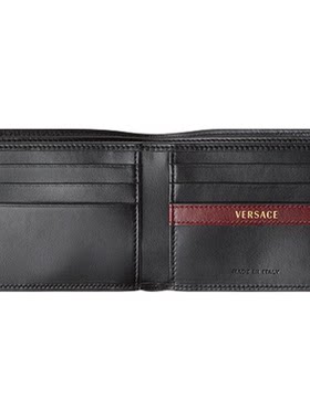 【早秋新品】VERSACE/范思哲 男士Severine皮革钱包