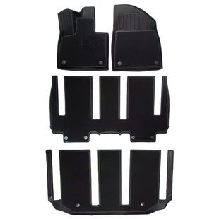 适用于极氪009脚垫TPE双层丝圈脚垫防水耐磨全包围地毯改装车配件