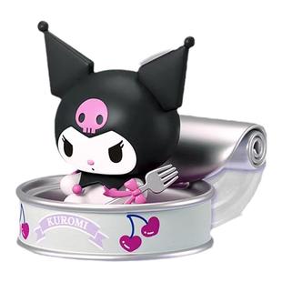 正版三丽鸥Kuromi库洛米休闲零食系列微盒盲盒手办公仔摆件礼物