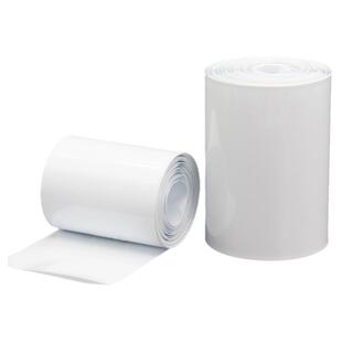 白色PVC热缩管电池套阻燃绝缘套管热缩膜电池封装宽7mm~250mm包邮