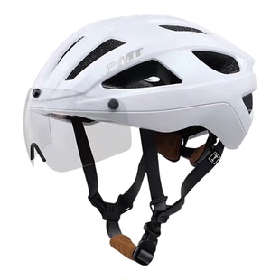 PMT骑行头盔golf磁吸风镜变色镜片男女款山地公路车自行车安全帽