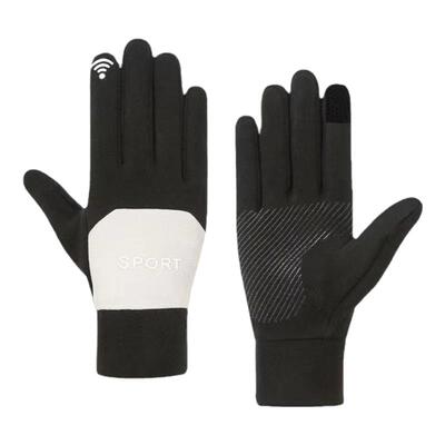 女德绒分指手套恋人自发热触屏