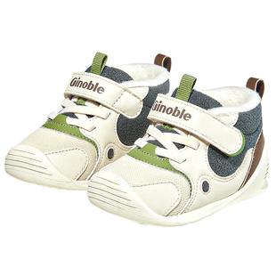 基诺浦机能鞋24冬新款2级保暖儿童鞋男女童鞋子加绒步前鞋GB2358