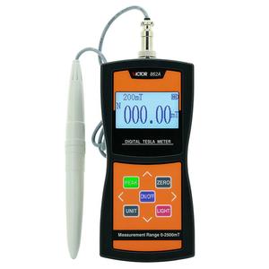 胜利高斯计数字磁场磁力磁性强度检测仪高精度特斯拉计磁通测磁仪